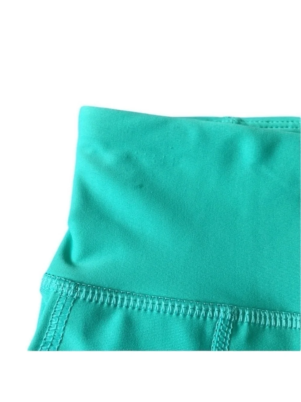 OLD NAVY Girls' Active Powersoft GoDry High Rise Turquoise Athletic Leggings - Picture 3 of 6
